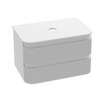 Szafka wisząca dwuszufladowa z blatem Vermont White 800