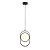 Lampa wisząca ELIPSE M, 45 cm - LED, czarna nowoczesna