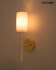 MOOSEE lampa ścienna IMPERIO złota