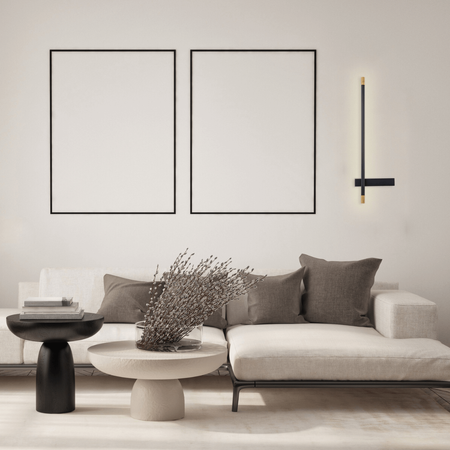 WALL LIGHT LED 3000K 10W GOLD-BLACK