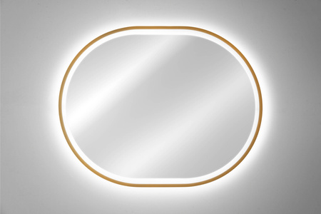 Lustro LED w ramie