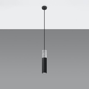 Lampa wisząca BORGIO 1 czarny