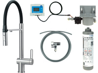 Bateria kuchenna z zestawem do filtracji wody
 z elastyczną wylewką