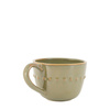 Organic Beaded Mug Olive (4pk) 145x110x80mm