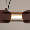 Lampa wisząca CHAIN 91 brązowa LED 3000K
