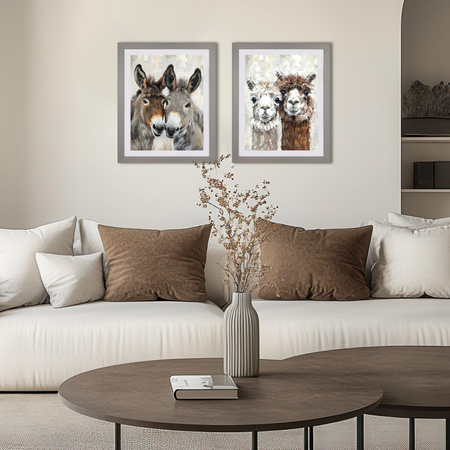Eey and Ore Framed Art 540x30x440mm
