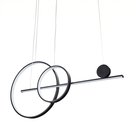 Lampa wisząca NEW AGE LED 120 cm - oprawa sufitowa czarna