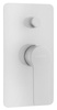 PAX bateria prysznicowa podtynkowa, 2 wyjścia, biały mat