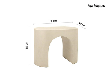 MaMaison stolik ICARO 71 beżowy / drewno