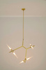 MOOSEE lampa wisząca CANDELABR 6 złota