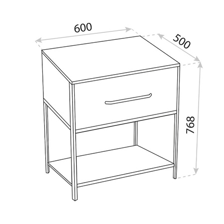 Szafka stojąca Plano 600