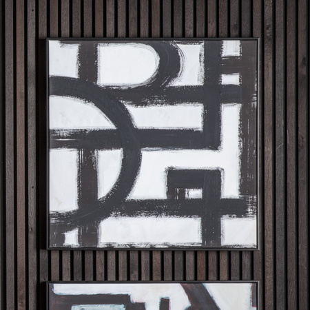 Underpass Abstract Framed Canvas