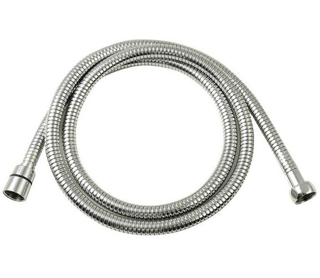 LUX wąż prysznicowy ze stali nierdzewnej, rozciągliwy 150-180cm, chrom