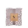 Modern Geo Flannel Throw Grey 1500x2000mm