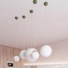 Lampa wisząca UGO 30 zielona oliwka