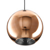 Lampa wisząca MIRROR GLOW - M miedziana 30 cm