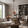 Lampa wisząca VICTORY GLOW S miedziana 17 cm