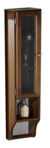 RETRO szafka do lustra 25x115cm, buk, lewa