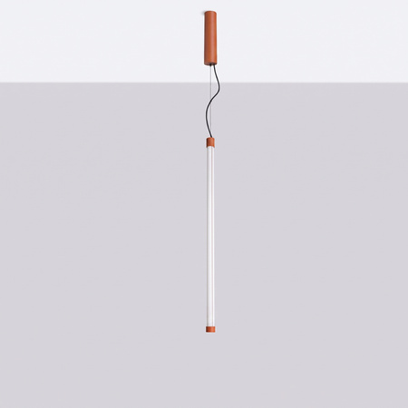 Lampa wisząca TRANG 75 ochra czerwona LED 3000K