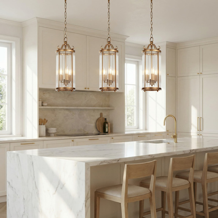 LAMPA WISZĄCA LOFT MOSIĘŻNA BOSTON W3