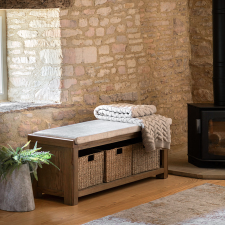 Hardwick Hall Bench 1480x380x500mm