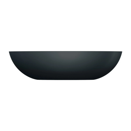 SHELL M+ umywalka nablatowa, 60 x 35 cm, black lava mat