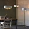 Highclere 3 Pendant Light Antique Brass 350-1420mm