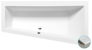 ANDRA R SLIM wanna asymetryczna 170x90x45cm, biała