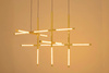 MOOSEE lampa wisząca MIKADO S złota
