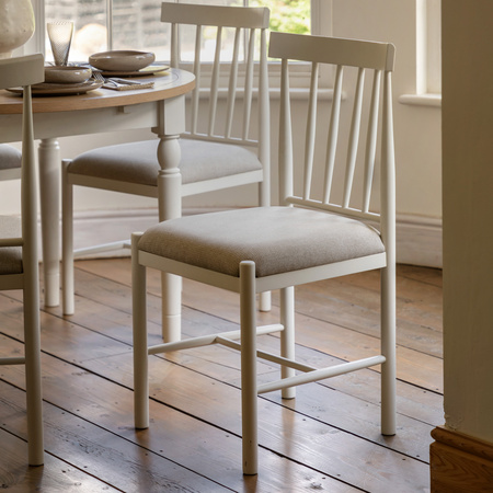 Eton Uph Dining Chair White (2pk)