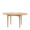 Malvern Round Ext Dining Tble 1100/1550x1100x750mm