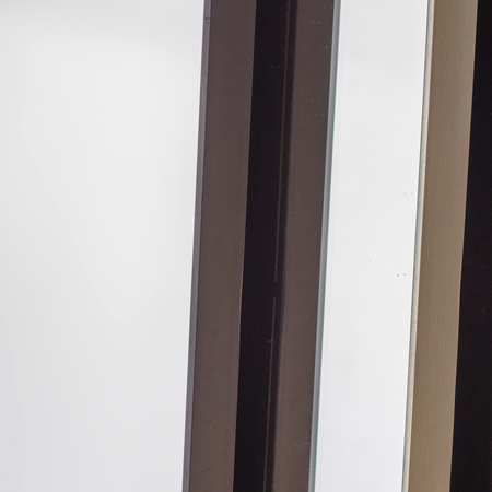Lustro łukowe Hurston, czarne, 500 x 30 x 1700 mm