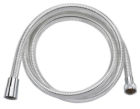 LASER wąż prysznicowy plastikowy, 150cm, chrom/biały