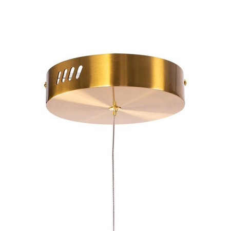 Lampa wisząca CIRCLE 80 cm - LED, ring mosiądz szczotkowany