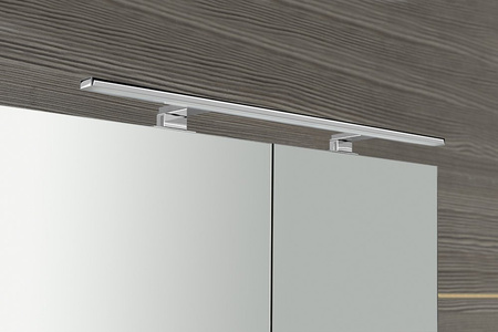 MIRRÓ szafka z lustrem z oświetleniem LED, 100x70x16cm, sosna rustykalna