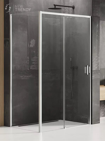 KABINA PRIME PROSTOKĄTNA PRZYŚCIENNA L 130x90x200 CZYSTE 6mm ACTIVE SHIELD