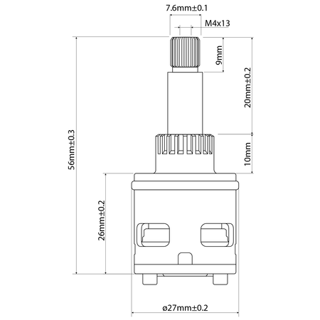 Przełącznik do zestawu prysznicowego