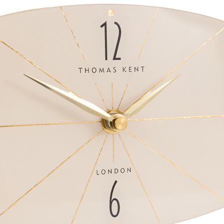 Greenwich Mantel Clock Oak Stripe 130x270x55mm