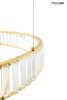 MOOSEE lampa wisząca LIBERTY 3A złota