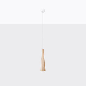 Lampa wisząca SULA 1 naturalne drewno