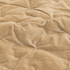 Opulent Velvet Bedspread Sand 2200x2400mm