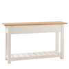 Eton 2 Drawer Console White 1400x380x800mm