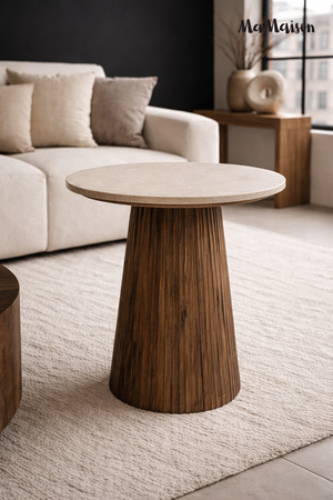 MaMaison stolik ARGENTINA 50 marmur /     drewno