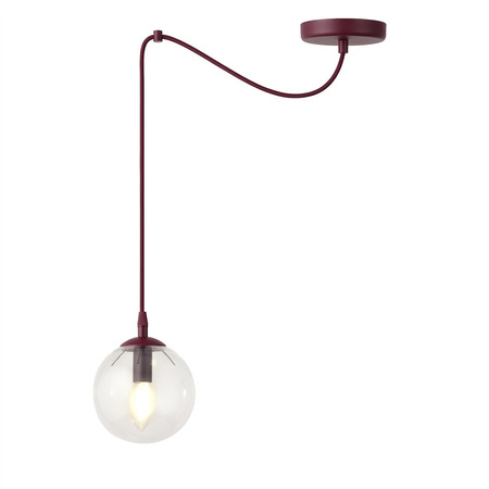 GIGI 1 BURGUNDY TRANSPARENT
