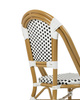 Krzesło ogrodowe CAFE PARIS białe rattan