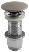 Korek umywalkowy 5/4'', klik-klak, betonowy grzybek, 10-80mm, piaskowy mat