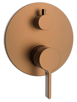 ICONIC bateria prysznicowa, podtynkowa, 2 wyjścia, miedź mat