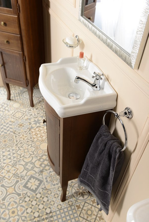 RETRO szafka umywalkowa 36,5x85x29cm, buk