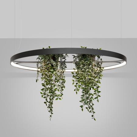 Żyrandol RIO BIO 110 czarny LED 4000K