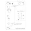 Lampa wisząca ESKOLA 110 czarna